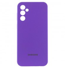 Чохол Silicone Cover Lakshmi Full Camera (AAA) with Logo для Samsung Galaxy S24 FE Фіолетовий / Amethyst