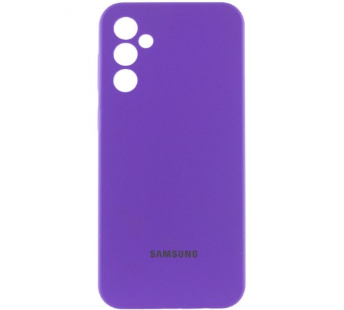 Чохол Silicone Cover Lakshmi Full Camera (AAA) with Logo для Samsung Galaxy S24 FE Фіолетовий / Amethyst Чохол Silicone Cover Lakshmi Full Camera (AAA) with Logo для Samsung Galaxy S24 FE Фіолетовий / Amethyst