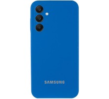 Чохол Silicone Cover Lakshmi Full Camera (AAA) with Logo для Samsung Galaxy S24 FE Синій / Denim Blue