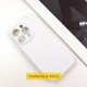 Чохол Silicone Case Full Camera Protective (AA) NO LOGO для Apple iPhone 16 (6.1") Білий / White