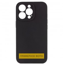 Чохол Silicone Case Full Camera Protective (AA) NO LOGO для Apple iPhone 16 (6.1") Чорний / Black