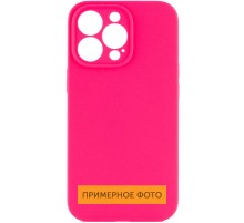 Чохол Silicone Case Full Camera Protective (AA) NO LOGO для Apple iPhone 16 (6.1") Рожевий / Barbie pink