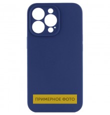 Чохол Silicone Case Full Camera Protective (AA) NO LOGO для Apple iPhone 16 (6.1") Синій / Deep navy