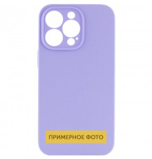 Чохол Silicone Case Full Camera Protective (AA) NO LOGO для Apple iPhone 16 (6.1") Бузковий / Dasheen