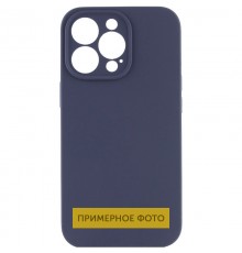 Чохол Silicone Case Full Camera Protective (AA) NO LOGO для Apple iPhone 16 (6.1") Темно-синій / Midnight blue