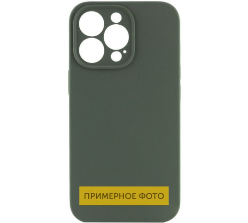 Чохол Silicone Case Full Camera Protective (AA) NO LOGO для Apple iPhone 16 (6.1") Зелений / Cyprus Green