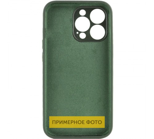 Чохол Silicone Case Full Camera Protective (AA) NO LOGO для Apple iPhone 16 (6.1") Зелений / Cyprus Green