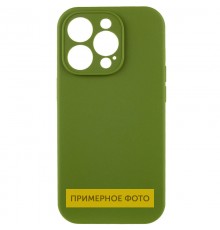 Чохол Silicone Case Full Camera Protective (AA) NO LOGO для Apple iPhone 16 (6.1") Зелений / Dark Olive