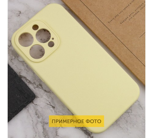 Чохол Silicone Case Full Camera Protective (AA) NO LOGO для Apple iPhone 16 (6.1") Жовтий / Mellow Yellow Чохол Silicone Case Full Camera Protective (AA) NO LOGO для Apple iPhone 16 (6.1") Жовтий / Mellow Yellow