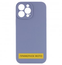 Чохол Silicone Case Full Camera Protective (AA) NO LOGO для Apple iPhone 16 Plus (6.7") Сірий / Lavender Gray