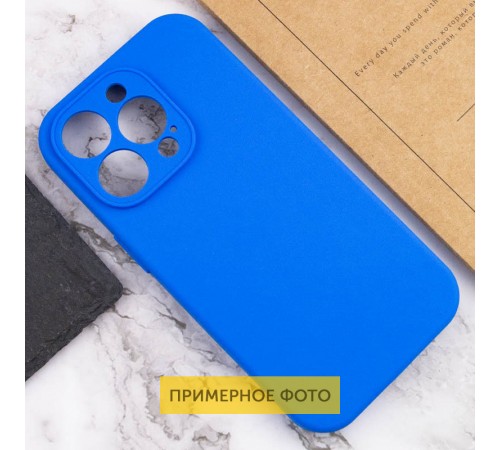 Чохол Silicone Case Full Camera Protective (AA) NO LOGO для Apple iPhone 16 Plus (6.7") Синій / Capri Blue Чохол Silicone Case Full Camera Protective (AA) NO LOGO для Apple iPhone 16 Plus (6.7") Синій / Capri Blue