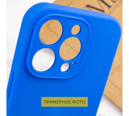 Чохол Silicone Case Full Camera Protective (AA) NO LOGO для Apple iPhone 16 Plus (6.7") Синій / Capri Blue Чохол Silicone Case Full Camera Protective (AA) NO LOGO для Apple iPhone 16 Plus (6.7") Синій / Capri Blue