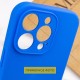 Чохол Silicone Case Full Camera Protective (AA) NO LOGO для Apple iPhone 16 Plus (6.7") Синій / Capri Blue