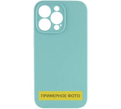 Чохол Silicone Case Full Camera Protective (AA) NO LOGO для Apple iPhone 16 Plus (6.7") Бірюзовий / Marine Green