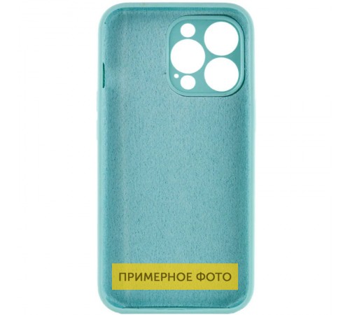 Чохол Silicone Case Full Camera Protective (AA) NO LOGO для Apple iPhone 16 Plus (6.7") Бірюзовий / Marine Green