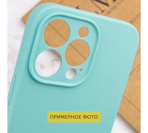Чохол Silicone Case Full Camera Protective (AA) NO LOGO для Apple iPhone 16 Plus (6.7") Бірюзовий / Marine Green