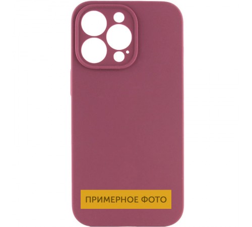 Чохол Silicone Case Full Camera Protective (AA) NO LOGO для Apple iPhone 16 Plus (6.7") Бордовий / Plum Чохол Silicone Case Full Camera Protective (AA) NO LOGO для Apple iPhone 16 Plus (6.7") Бордовий / Plum
