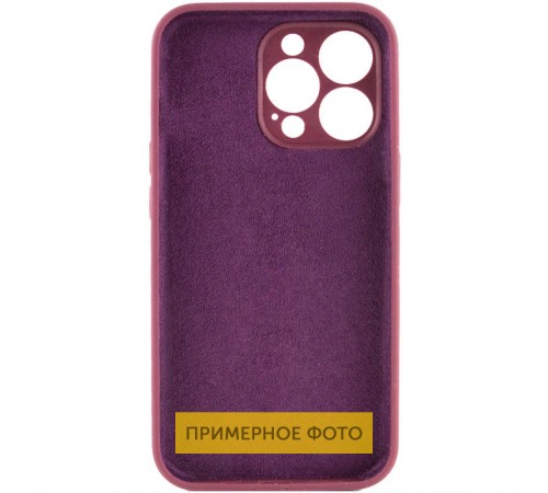 Чохол Silicone Case Full Camera Protective (AA) NO LOGO для Apple iPhone 16 Plus (6.7") Бордовий / Plum Чохол Silicone Case Full Camera Protective (AA) NO LOGO для Apple iPhone 16 Plus (6.7") Бордовий / Plum
