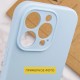 Чохол Silicone Case Full Camera Protective (AA) NO LOGO для Apple iPhone 16 Plus (6.7") Блакитний / Sweet Blue