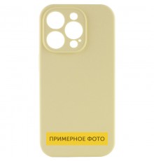 Чохол Silicone Case Full Camera Protective (AA) NO LOGO для Apple iPhone 16 Plus (6.7") Жовтий / Mellow Yellow