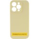 Чохол Silicone Case Full Camera Protective (AA) NO LOGO для Apple iPhone 16 Plus (6.7") Жовтий / Mellow Yellow