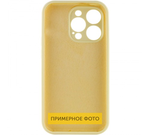 Чохол Silicone Case Full Camera Protective (AA) NO LOGO для Apple iPhone 16 Plus (6.7") Жовтий / Mellow Yellow Чохол Silicone Case Full Camera Protective (AA) NO LOGO для Apple iPhone 16 Plus (6.7") Жовтий / Mellow Yellow