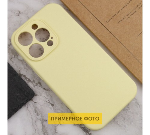 Чохол Silicone Case Full Camera Protective (AA) NO LOGO для Apple iPhone 16 Plus (6.7") Жовтий / Mellow Yellow Чохол Silicone Case Full Camera Protective (AA) NO LOGO для Apple iPhone 16 Plus (6.7") Жовтий / Mellow Yellow