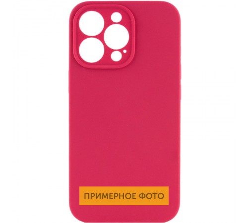 Чохол Silicone Case Full Camera Protective (AA) NO LOGO для Apple iPhone 16 Plus (6.7") Червоний / Rose Red