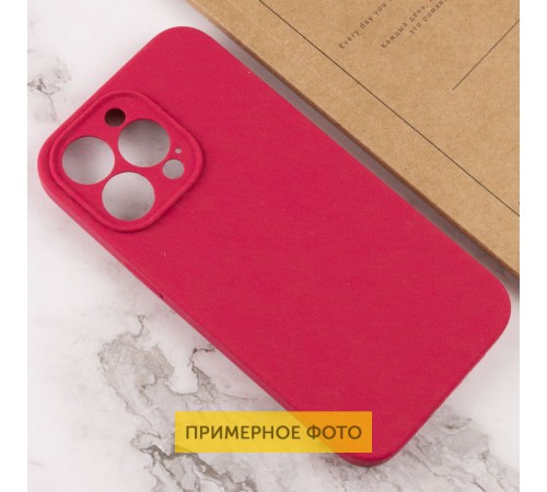 Чохол Silicone Case Full Camera Protective (AA) NO LOGO для Apple iPhone 16 Plus (6.7") Червоний / Rose Red