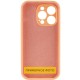 Чохол Silicone Case Full Camera Protective (AA) NO LOGO для Apple iPhone 16 Plus (6.7") Помаранчевий / Cantaloupe