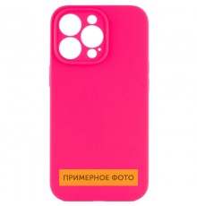 Чохол Silicone Case Full Camera Protective (AA) NO LOGO для Apple iPhone 16 Plus (6.7") Рожевий / Barbie pink