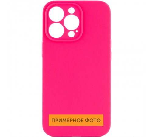 Чохол Silicone Case Full Camera Protective (AA) NO LOGO для Apple iPhone 16 Plus (6.7") Рожевий / Barbie pink