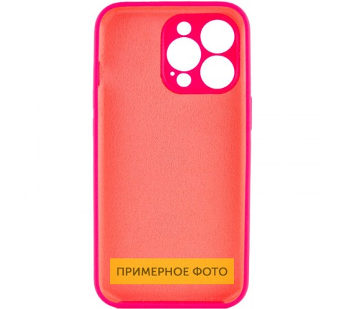 Чохол Silicone Case Full Camera Protective (AA) NO LOGO для Apple iPhone 16 Plus (6.7") Рожевий / Barbie pink