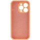 Чохол Silicone Case Full Camera Protective (AA) NO LOGO для Apple iPhone 16 Pro (6.3") Помаранчевий / Cantaloupe