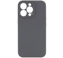 Чохол Silicone Case Full Camera Protective (AA) NO LOGO для Apple iPhone 16 Pro (6.3") Сірий / Dark Gray