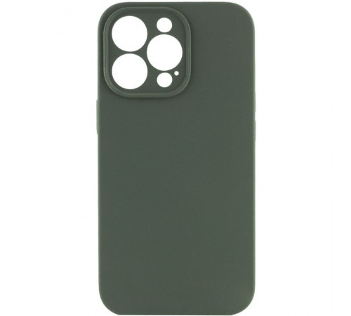 Чохол Silicone Case Full Camera Protective (AA) NO LOGO для Apple iPhone 16 Pro (6.3") Зелений / Cyprus Green