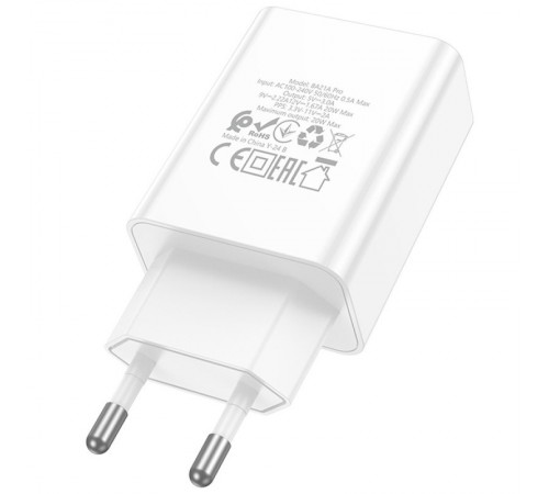 МЗП Borofone BA21A Pro Long journey PD20W (1USB-C) White