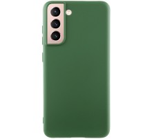 Чохол Silicone Cover Lakshmi (AA) для Samsung Galaxy S21 Зелений / Dark green