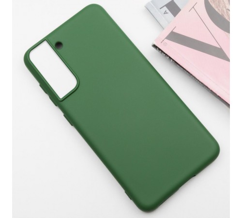 Чохол Silicone Cover Lakshmi (AA) для Samsung Galaxy S21 Зелений / Dark green Чохол Silicone Cover Lakshmi (AA) для Samsung Galaxy S21 Зелений / Dark green