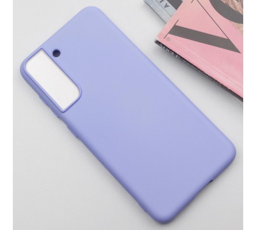 Чохол Silicone Cover Lakshmi (AA) для Samsung Galaxy S21 Бузковий / Dasheen Чохол Silicone Cover Lakshmi (AA) для Samsung Galaxy S21 Бузковий / Dasheen