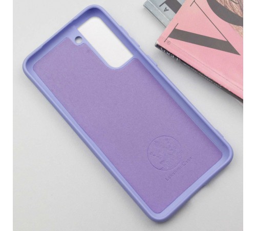 Чохол Silicone Cover Lakshmi (AA) для Samsung Galaxy S21 Бузковий / Dasheen Чохол Silicone Cover Lakshmi (AA) для Samsung Galaxy S21 Бузковий / Dasheen