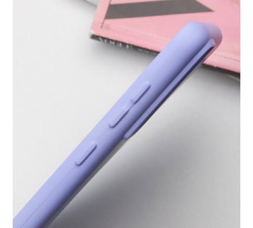 Чохол Silicone Cover Lakshmi (AA) для Samsung Galaxy S21 Бузковий / Dasheen Чохол Silicone Cover Lakshmi (AA) для Samsung Galaxy S21 Бузковий / Dasheen