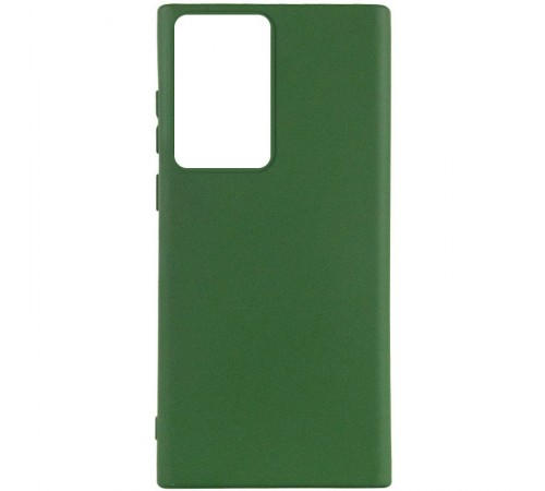 Чохол Silicone Cover Lakshmi (AA) для Samsung Galaxy S21 Ultra Зелений / Dark green Чохол Silicone Cover Lakshmi (AA) для Samsung Galaxy S21 Ultra Зелений / Dark green