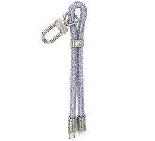 Дата кабель-шнурок Hoco GH5 Elegant Type-C to Lightning (0.21m) Denim Blue
