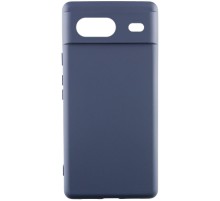 Чохол Silicone Cover Lakshmi Full Camera (AA) для Google Pixel 7a Синій / Midnight blue