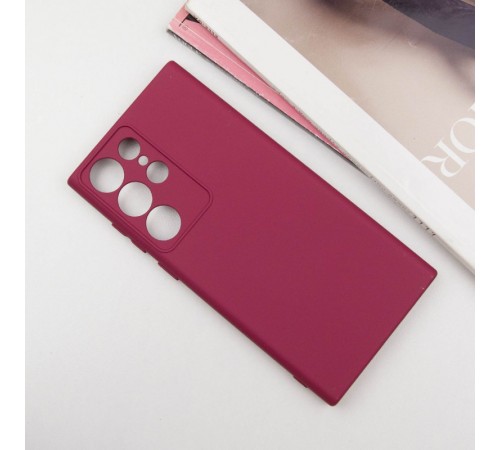 Чохол Silicone Cover Lakshmi Full Camera (AA) для Samsung Galaxy S25 Ultra Бордовий / Marsala Чохол Silicone Cover Lakshmi Full Camera (AA) для Samsung Galaxy S25 Ultra Бордовий / Marsala