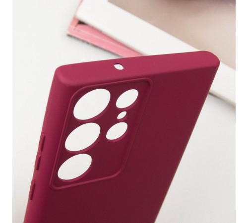 Чохол Silicone Cover Lakshmi Full Camera (AA) для Samsung Galaxy S25 Ultra Бордовий / Marsala Чохол Silicone Cover Lakshmi Full Camera (AA) для Samsung Galaxy S25 Ultra Бордовий / Marsala
