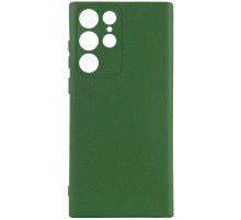 Чохол Silicone Cover Lakshmi Full Camera (AA) для Samsung Galaxy S25 Ultra Зелений / Dark green