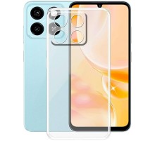 TPU чохол Epic Transparent 1,5mm Full Camera для ZTE Blade A35 4G Безбарвний (прозорий)