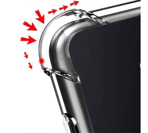 TPU чохол GETMAN Ease logo посилені кути Full Camera для Xiaomi Redmi Note 7 / Note 7 Pro / Note 7s Безбарвний (прозорий)